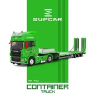 #Supcar SC 1:64合金模型！S730 V8拖板運輸車版本Flatbed Transporter。新色預售中，綠色暴龍塗裝Green Tyrannosaurus Livery(SC64750
