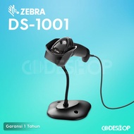 Scanner Barcode 1D & 2D Symbol Zera DS1001 Auto Scan Sense QR Code Plus Stand USB
