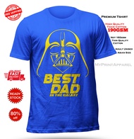 Happy Fathers Day Best Dad In The Galaxy Tshirt Cotton