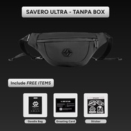 (Exclusive) - Waist Bag SAVERO Tas Selempang Cowok Waterproof Sling Bag Kulit Anti Air Waistbag Cros