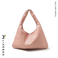 Likebag Fashion Woven Bag Women's Tote Bag BV Woven Shoulder Bag