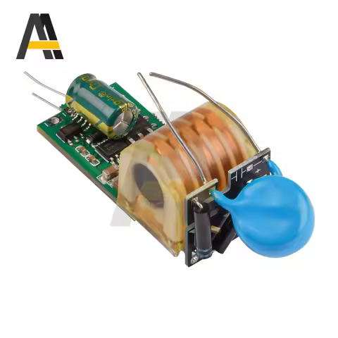 DC 5-12V 15KV High Voltage Generator Step-up Inverter Arc Igniter Coil Module Pulse Arc Boost Coil H