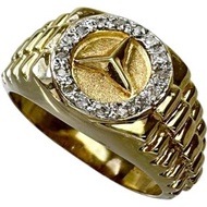 二手9.5克拉Intaifu鑽石戒指，14K金，4.7克，女士款