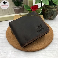 Rush Rider Full Grain Cowhide Leather Short Wallet Men Man