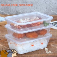 Microwavable Plastic Container Clear Food Container Party Food Tray 500/650/750/1000ml