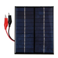 [Ship in 24h] 2W 12V Solar Panel with Clips Polycrystalline Silicon Cell DIY Waterproof Camping Port
