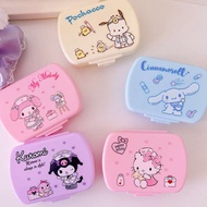 medicine pill box pill box Cute Melody Pacha Dog Big-Eared Dog Kuromi Separated Pill Box Six Compart