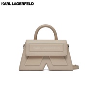 KARL LAGERFELD - IKON K SMALL LEATHER CROSSBODY BAG 240W3190 กระเป๋าพาดลำตัว