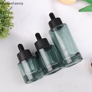 [CrownFamily] 30/50/100ml Dropper Bottles Glass Empty  Aromatherapy Bottles ck Cap Dark Green ttes B