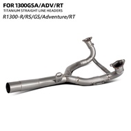 For BMW 1300GSA/ADV/RT R1300 R/RS/GS/Adventure Moto Exhausts Straight line Titanium Headers fit OEM 