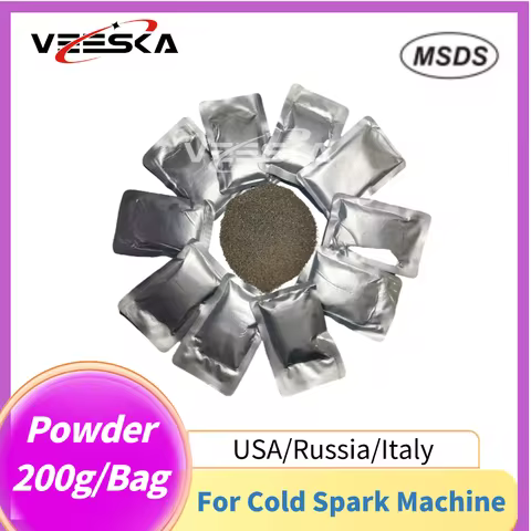 1-200Bags/Lot Ti Powder for Cold Spark Machine 200g For Wedding Party Machine Dust Certification For