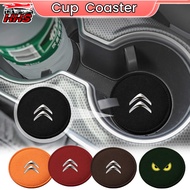 Citroen Car Cup Coaster Anti-slip Mat Car Buffer Soundproof Ready Stock Car Accessories For Citroen 