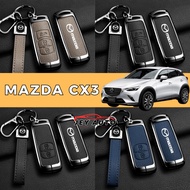 Mazda CX3 Alloy + Leather Key Case Mazda CX3 Key Case/ Mazda CX3 Remote Cover/