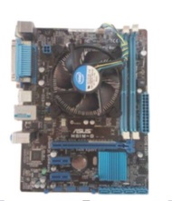 เมนบอร์ด พ้อม CPU i3-3210+MAINBOARD  ASUS h61M-D Socket: INTEL LGA1155, Chipset: Intel H61for 3rd/2nd Generation   DDR3  สภาพดี พร้อมใช้งานสินค้าในไทย ส่งไว(ไม่มีกล่อง)
