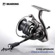`BEARKING ATHENA‑S 2026 New Spinning Reel 9+1 Stainless Steel Bearings Carbon Body Salt‑Water Resist