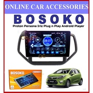 BOSOKO Proton Iriz 9" Plug and Play 1+16GB Car Android Player Car Stereo With WIFI Video Player Touc