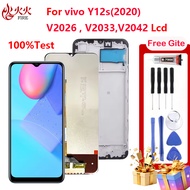 LCD Display For vivo Y12s 2020 V2026 V2033 V2042 Touch Screen Digitizer Assembly With Frame Replacem