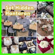 Set Kotak Hidden Hantaran Box Kahwin Tunang (25 x 25 x 10)cm