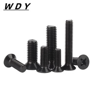 [WDY] Flat Head Screw Black 304 Stainless Steel Phillips Countersunk Head Small Screw Screw M2M3M4M5M6