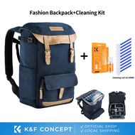 K&amp;F Concept Beta Backpack Zip 17L Travel Photography DSLR Camera Bag with zipper เคแอนด์เอฟ เป้ใส่กล้องถ่ายรูปกล้อง free 1624MM CLEANING SET