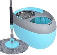 BJDST Mop - Spin Mop and Bucket Hand Wringing Floor Cleaning Mop Washable Reusable Microfiber Mop Heads
