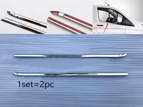 For Toyota Hiace 300 Series 2019 Front Window Stainless Steel Trim Cover