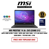 MSI Prestige 14 AI+ Evo C2VMG 013 Copilot+ PC (14" 2.4K OLED/U7-258V/32GB DDR5/1TB SSD/Intel Arc/Win