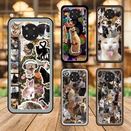 Cute Kitten Cat Meme Black Border Nokia 3.4 Phone Case