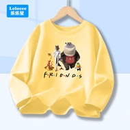 The Bad Guys 2 Cartoon T-Shirt for Boys Round Neck Cotton T Shirts Kids Long Sleeve Tee Shirt Spring