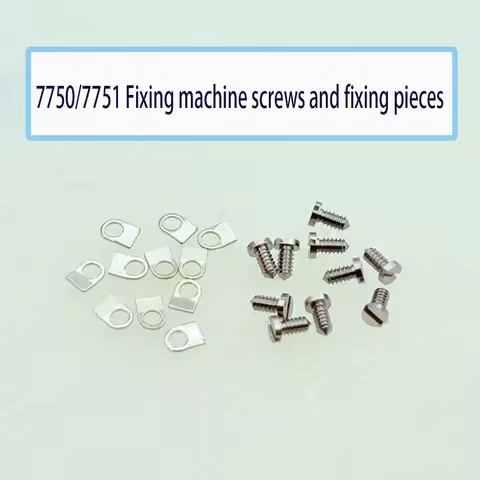 Watch accessories FOT ETA7750 movement screw fixing plate silver fixing screw (1 sets)