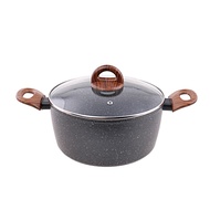 หม้อด้ามนอนสติ๊กเคลือบลายหินอ่ Kassa Home DT-0034