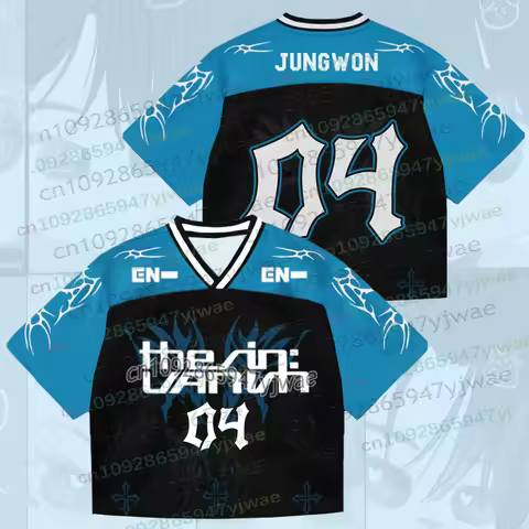 THE SIN: VANISH Enhypen Album Jersey Summer Fashion Streetwear Music Tees For Fan Gifts Harajuku Y2k