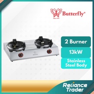 Butterfly High Pressure Double Gas Stove B-233H