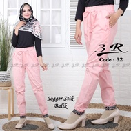 Celana jogger panjang stik balik / celana joger panjang wanita / celana joger wanita / celana joger