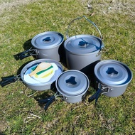 2.3.4.5.6 People Portable Outdoor Cookware b Cookware Camping Field Picnic Camping Picnic Outdoor Po