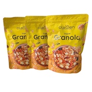 COMBO 3 GÓI - Ngũ cốc giảm cân nướng Mật ong Vanila hiệu Olaben Nutrition Hạt Granola 400g