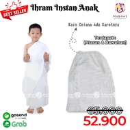 Kain Ihrom Anak Laki Laki Instan Baju Ihram Manasik Haji Anak TK