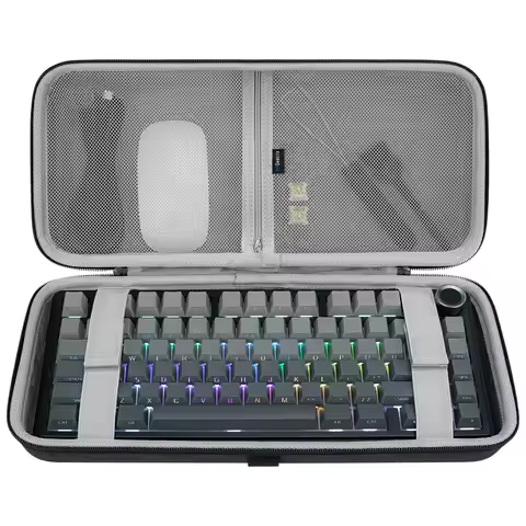 Geekria 75% 84-Key Gaming Keyboard Case, Compatible with Keychron K2 / K2 HE, Logitech POP Keys / MX