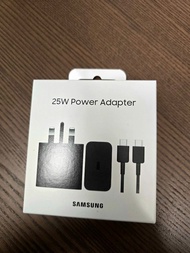 Samsung 25W Power adapter 原廠快速充電器連C to C線