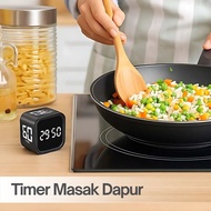 F4 Digital Kitchen Timer LED Gravity Sensor Kitchen Countdown - F4283 - Black