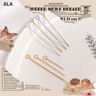 💖ALA Jewelry Making💖Color Retention 18K Real Gold 14K Gold Batch Flower 9-Character Needle Twist 9-N