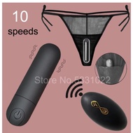 Vibrating Panties 10 Function Wireless Remote Control Rechargeable Bullet Vibrator Strap on Underwear Vibrator for Women