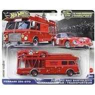 HOTWHEELS PREMIUM TEAM TRANSPORT FERRARI 250 GTO & FIAT 642 RN2 BOTOLETIOriginal