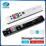 Mini Iscan Document & Images Scanner A4 Size JPG/PDF Formate Wifi 1050DPI High Speed Portable LCD Di