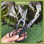 Pruning Scissors, Solid Cast Black Steel Leaf Pruning Scissors, Specialized for Bonsai and Bonsai