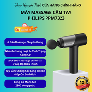 Máy Massage Cầm Tay PHILIPS PPM7323 - 7 cấp độ điều chỉnh Kết hợp 6 đầu massage chuyên dụng