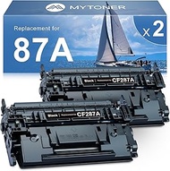 MYTONER 87A CF287A Toner Cartridge Compatible Replacement for HP 87X CF287X Toner for Laserjet MFP M