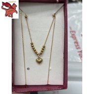 PAWNABLE 18k SAUDI GOLD Lucky P10 Balls NECKLACE
