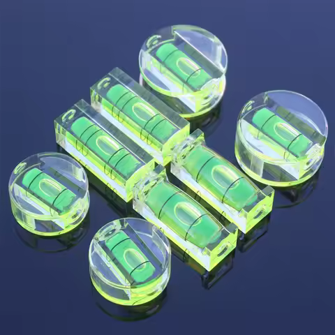 Horizontal Spirit Level Bubble Water Bead Circular or Square For Level Ruler Bar Rule Maintenance Ac