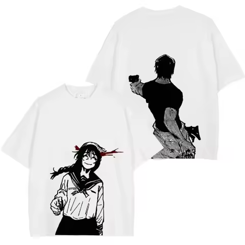 Anime J-Jujutsu K-Kaisen T Shirts for Men Vintage CHOSO T-shirt Short Sleeve Tees Men Women Cotton S